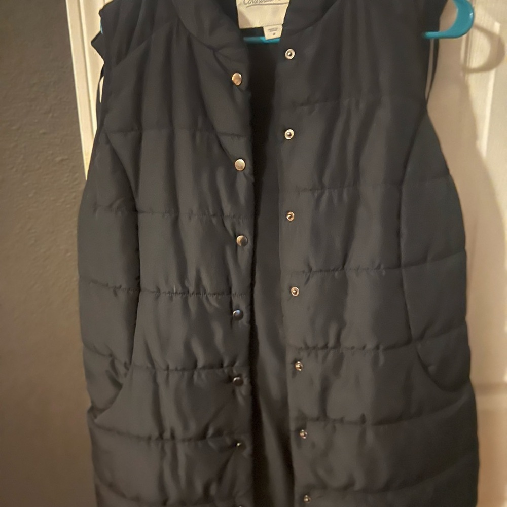 Coldwater Creek Black Quilted Vest - Picture 2 of 2